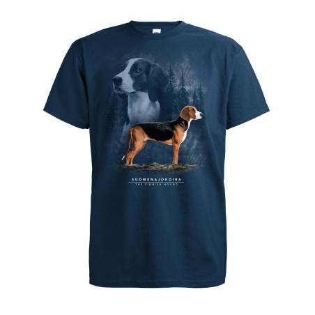 Mountain Blue Finnish hound T-shirt