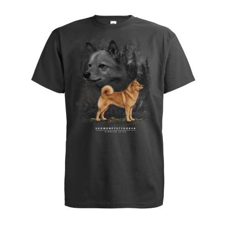 Light Graphite Finnish spitz T-shirt