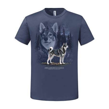 Denim Swedish Elkhound T-shirt