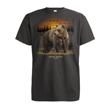 Light Graphite DC Bear in the swamp T-shirt