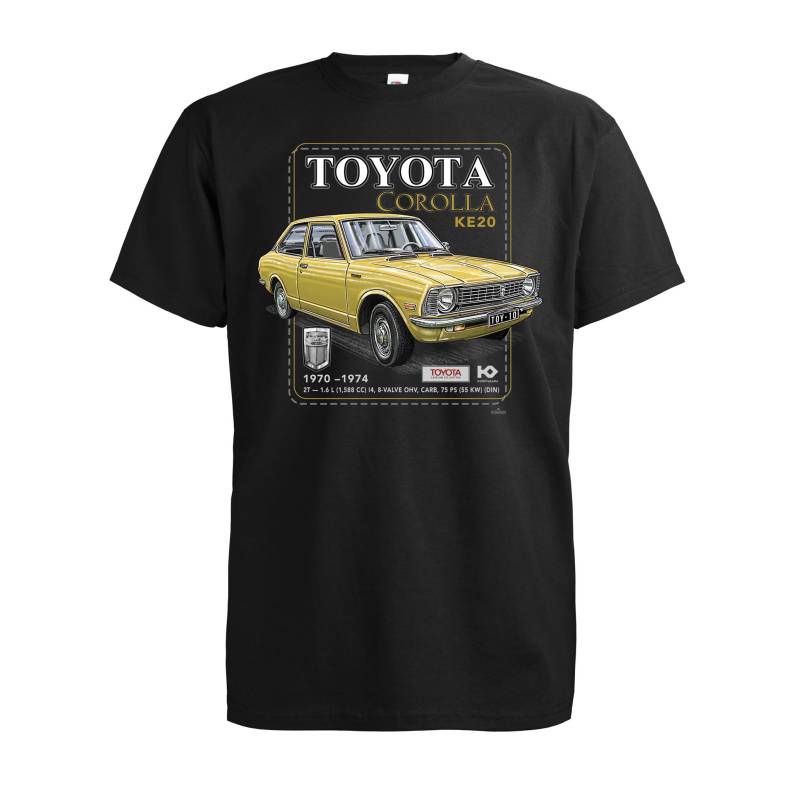 Black Toyota Corolla T-shirt