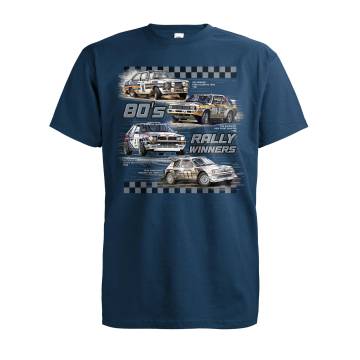Mountain Blue DC 80´s Rally Winners T-shirt