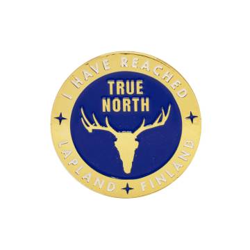 Värikäs True North Metal Magnet