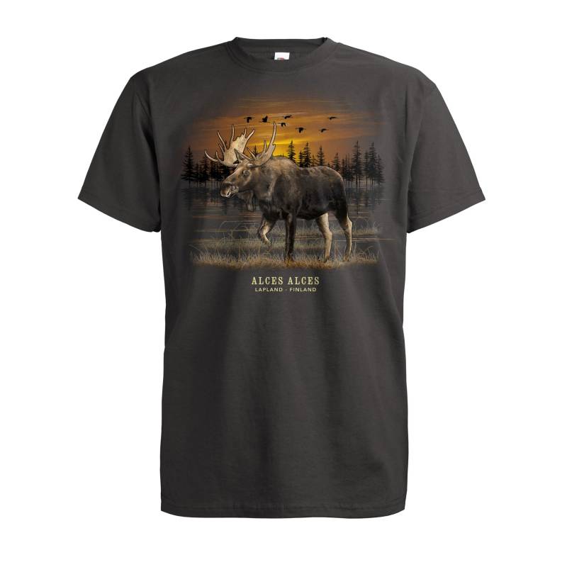 Light Graphite DC Moose in the swamp Lapland FIN T-shirt