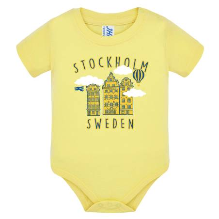 Light yellow JHK Stockholm, Sweden Baby body