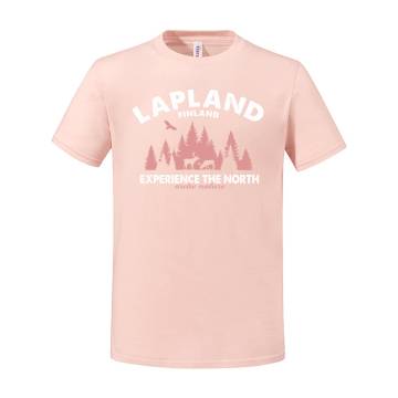 Soft rose Experience the North T-shirt