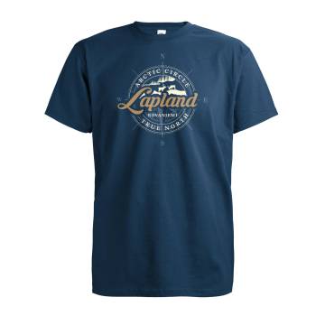 Mountain Blue Lapland Compass T-shirt