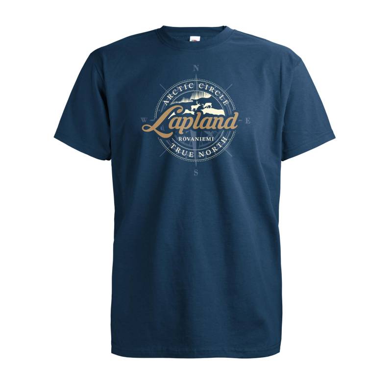 Mountain Blue DC Lapland Kompassi T-paita