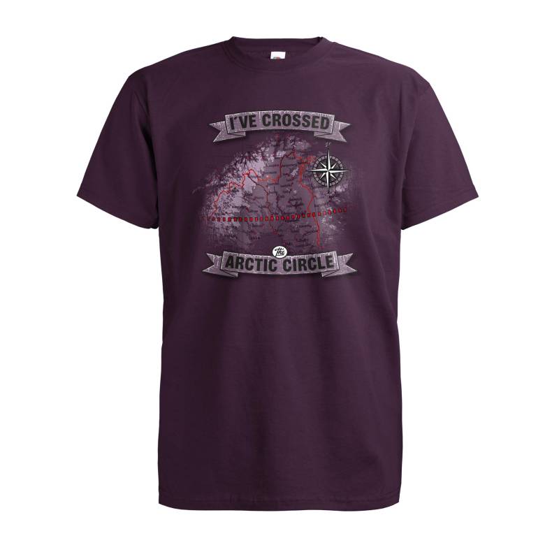 Orange I´ve crossed the Arctic Circle T-shirt