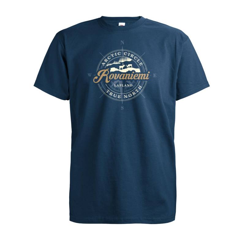 Dark Plum Rovaniemi Compass T-shirt