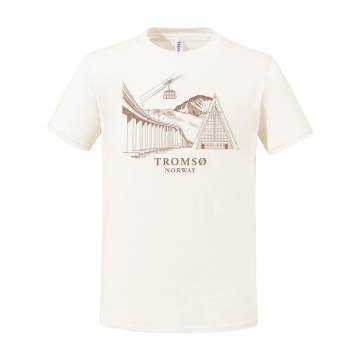 Natural Tromsö city, graphic T-shirt