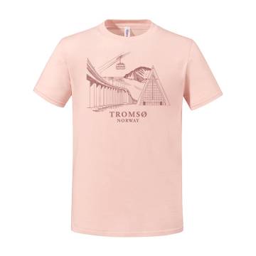 Soft rose Tromsö city, graphic T-shirt