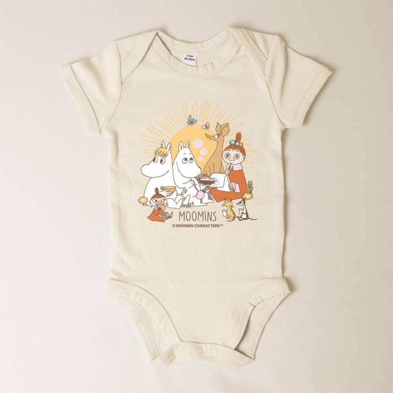 Valkoinen Muumit & ystävät Vauvojen Body, Org. cotton