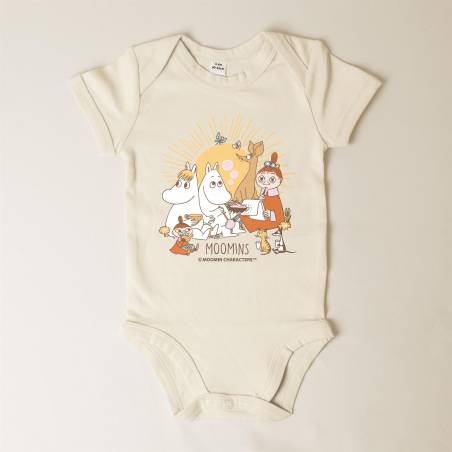 Valkoinen Muumit & ystävät Vauvojen Body, Org. cotton
