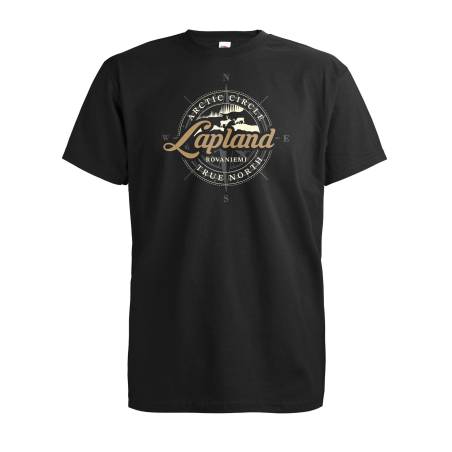 Black Lapland Compass T-shirt