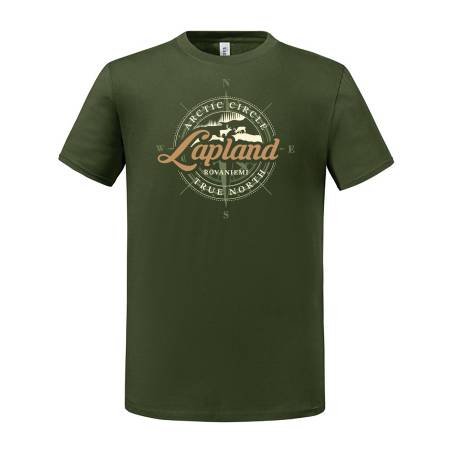 Military Green Lapland Compass T-shirt