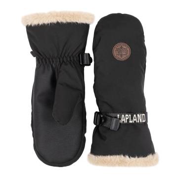Black Pokka SAANA Padded mittens
